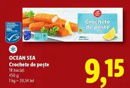 Lidl OCEAN SEA Crochete de pește Ofertă