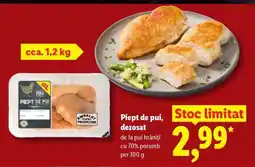 Lidl Piept de pui dezosat Ofertă