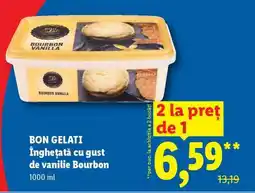 Lidl Bon Gelati Înghețată cu gust de vanilie Bourbon Ofertă