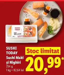 Lidl Sushi Today Sushi Maki și Nighiri Ofertă