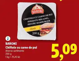 Lidl BARONI Chiftele cu carne de pui Ofertă