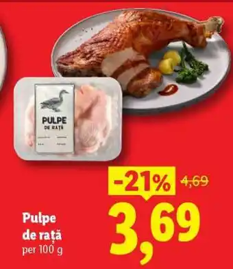 Lidl Pulpe de rață Ofertă