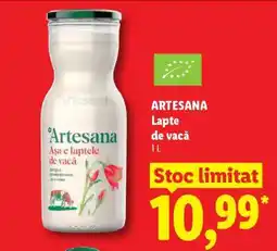 Lidl Artesana Lapte de vacă Ofertă