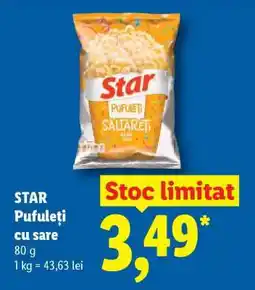 Lidl STAR Pufuleți cu sare Ofertă