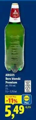 Lidl ARGUS Bere blondă premium Ofertă