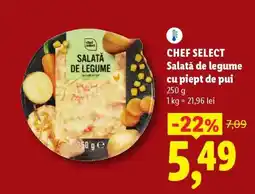Lidl Chef Select Salată de legume cu piept de pui Ofertă