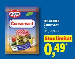 Lidl DR. OETKER CONSERVANT Ofertă