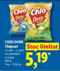 Lidl CHIO OVEN Chipsuri Ofertă