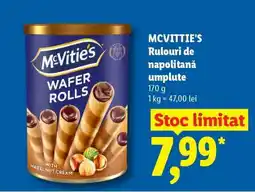 Lidl MCVITIE'S Rulouri de napolitană umplute Ofertă
