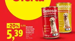 Lidl BELLOSAN Hrană umedă pentru câini, bucăți în sos Ofertă