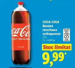 Lidl COCA-COLA Băutură răcoritoare carbogazoasă Ofertă