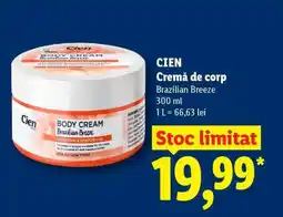 Lidl CIEN Cremă de corp Ofertă