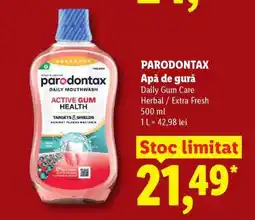 Lidl Parodontax Apă de gură Ofertă