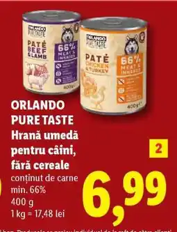 Lidl ORLANDO PURE TASTE Ofertă