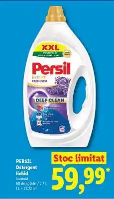 Lidl PERSIL Detergent lichid lavandă Ofertă