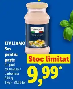 Lidl ITALIAMO Sos pentru paste Ofertă