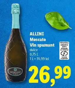 Lidl ALLINI Moscato Vin spumant Ofertă
