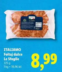 Lidl Italiamo Foitaj dulce Le Sfoglie Ofertă