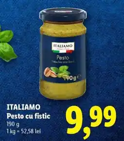 Lidl ITALIAMO Pesto cu fistic Ofertă