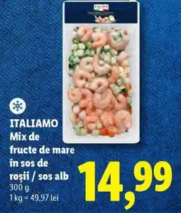 Lidl ITALIAMO Mix de fructe de mare în sos de roșii / sos alb Ofertă