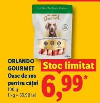 Lidl ORLANDO GOURMET Oase de ros pentru căței Ofertă