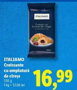 Lidl ITALIAMO Croissante cu umplutură de cireșe Ofertă