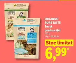 Lidl ORLANDO PURE TASTE Snack pentru căței Ofertă