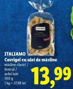 Lidl ITALIAMO Covrigei cu ulei de măsline Ofertă