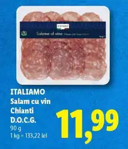 Lidl ITALIAMO Salam cu vin Chianti D.O.C.G Ofertă