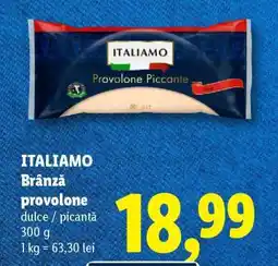 Lidl Italiamo Brânză provolone Ofertă