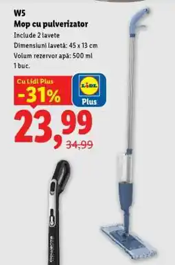 Lidl W5 Mop cu pulverizator Ofertă