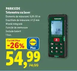 Lidl PARKSIDE Telemetru cu laser Ofertă