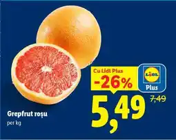 Lidl Grepfrut roșu Ofertă