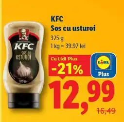Lidl KFC Sos cu usturoi Ofertă