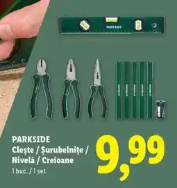 Lidl PARKSIDE Clește / Șurubelnițe / Nivelă / Creioane Ofertă