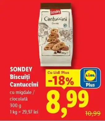 Lidl SONDEY Biscuiți Cantuccini Ofertă
