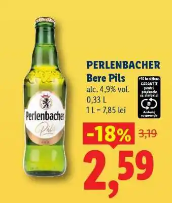 Lidl Perlenbacher Bere Pils Ofertă