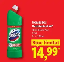 Lidl DOMESTOS Dezinfectant WC Ofertă