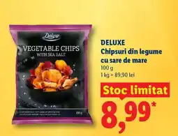 Lidl DELUXE Chipsuri din legume cu sare de mare Ofertă
