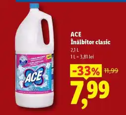 Lidl ACE Înălbitor clasic Ofertă
