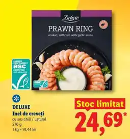 Lidl DELUXE Inel de creveți Ofertă