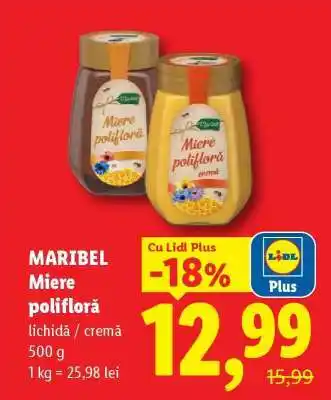 Lidl MARIBEL Miere polifloră Ofertă