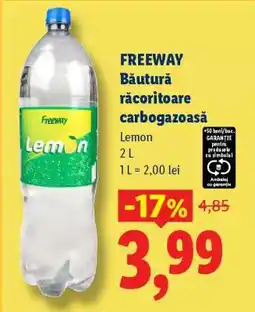 Lidl FREEWAY Băutură răcoritoare carbogazoasă Ofertă