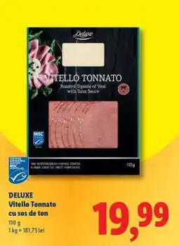 Lidl DELUXE Vitello Tonnato cu sos de ton Ofertă