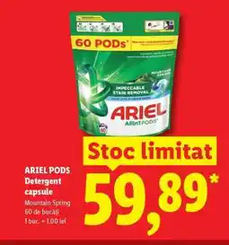 Lidl ARIEL PODS Detergent capsule Ofertă