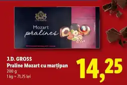 Lidl J.D. Gross Praline Mozart cu marțipan Ofertă