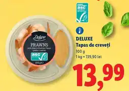 Lidl DELUXE Tapas de creveți Ofertă
