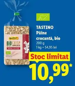 Lidl Tastino Pâine crocantă bio Ofertă
