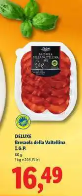 Lidl Deluxe Bresaola della Valtellina I.G.P Ofertă