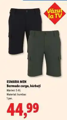 Lidl ESMARA MEN Bermude cargo, bărbați Ofertă